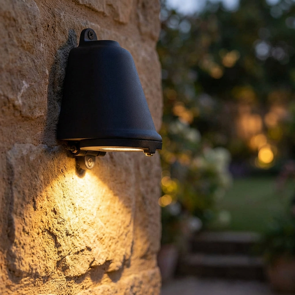 Modern Outdoor Wall Sconce - Durable Metal, Warm Focused Light 1