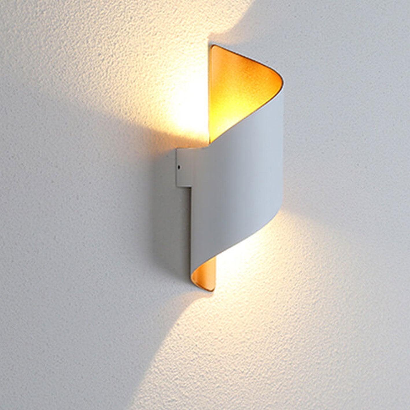 Modern Outdoor Wall Sconce - Waterproof LED Exterior Lighting 10W 1000lm 3