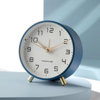 Modern Scandinavian Silent Analog Desk Clock – Decorative Table Clock for Home and Office Décor 0