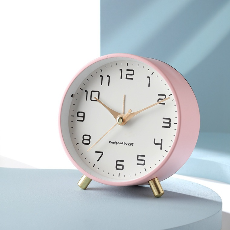 Modern Scandinavian Silent Analog Desk Clock – Decorative Table Clock for Home and Office Décor 9