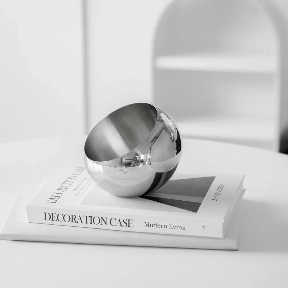 Modern Stainless Steel Fruit Bowl - Eco-Friendly & Stylish Design 0