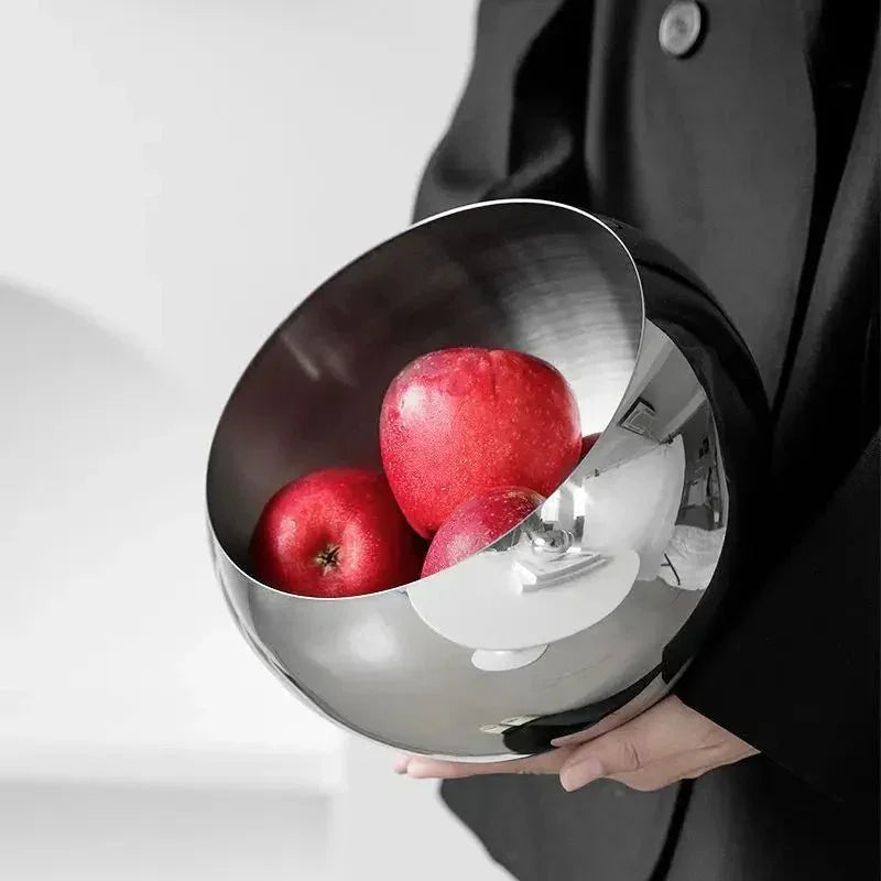 Modern Stainless Steel Fruit Bowl - Eco-Friendly & Stylish Design 5