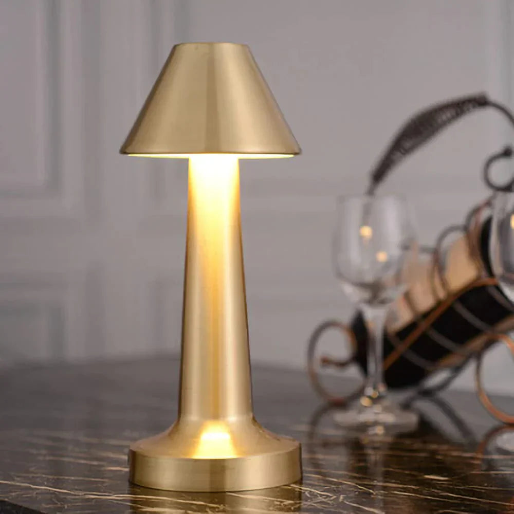 Modern Table Lamp - Dimmable LED, Elegant Design for Bedroom & Desk 1