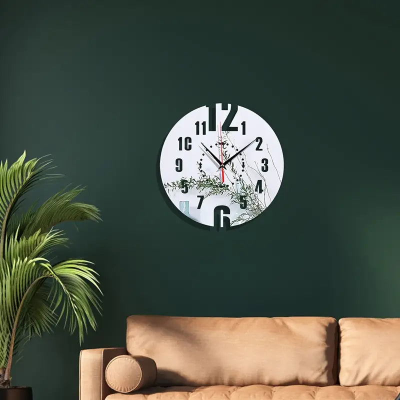 Modern Wall Clock - Acrylic DIY Frameless Design with Silent Movement 5