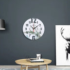 Modern Wall Clock - Acrylic DIY Frameless Design with Silent Movement 8