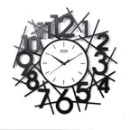 Modern Wall Clock - Large Silent Decor for Stylish Spaces, 40cm 0