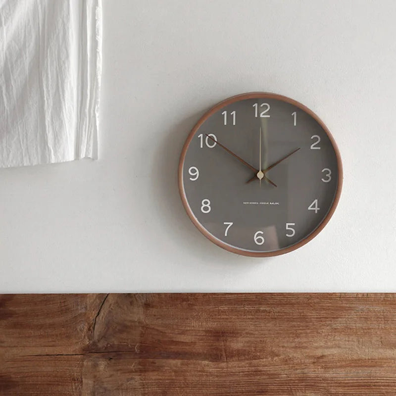 Modern Wall Clock - Minimalist Wooden Design for Stylish Home Decor 4