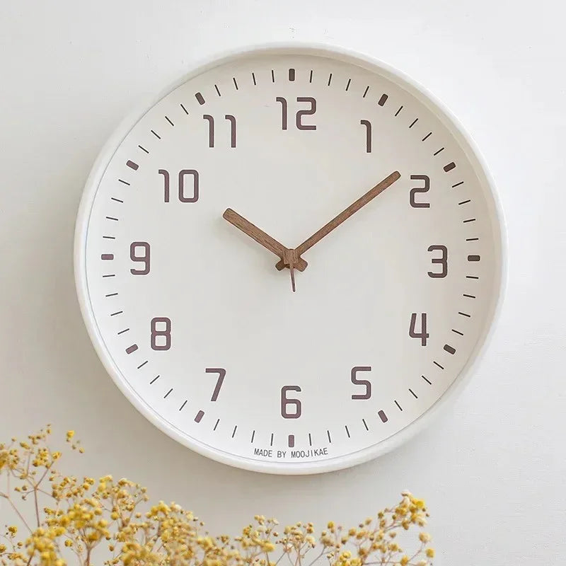 Modern Wall Clock - Quiet Operation & Minimalist Decor for Home 0