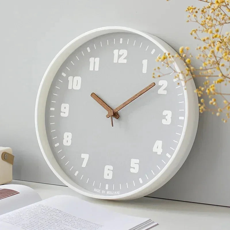 Modern Wall Clock - Quiet Operation & Minimalist Decor for Home 2