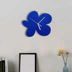 Modern Wall Clock - Silent Quartz Flower Design for Elegant Wall Decor 0