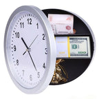 Modern Wall Clock - Stylish Decor with Hidden Storage Compartment 25cm 0