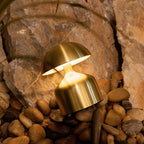 Modern Wrought Iron Table Lamp – Dimmable and Rechargeable with Customizable Illumination 0