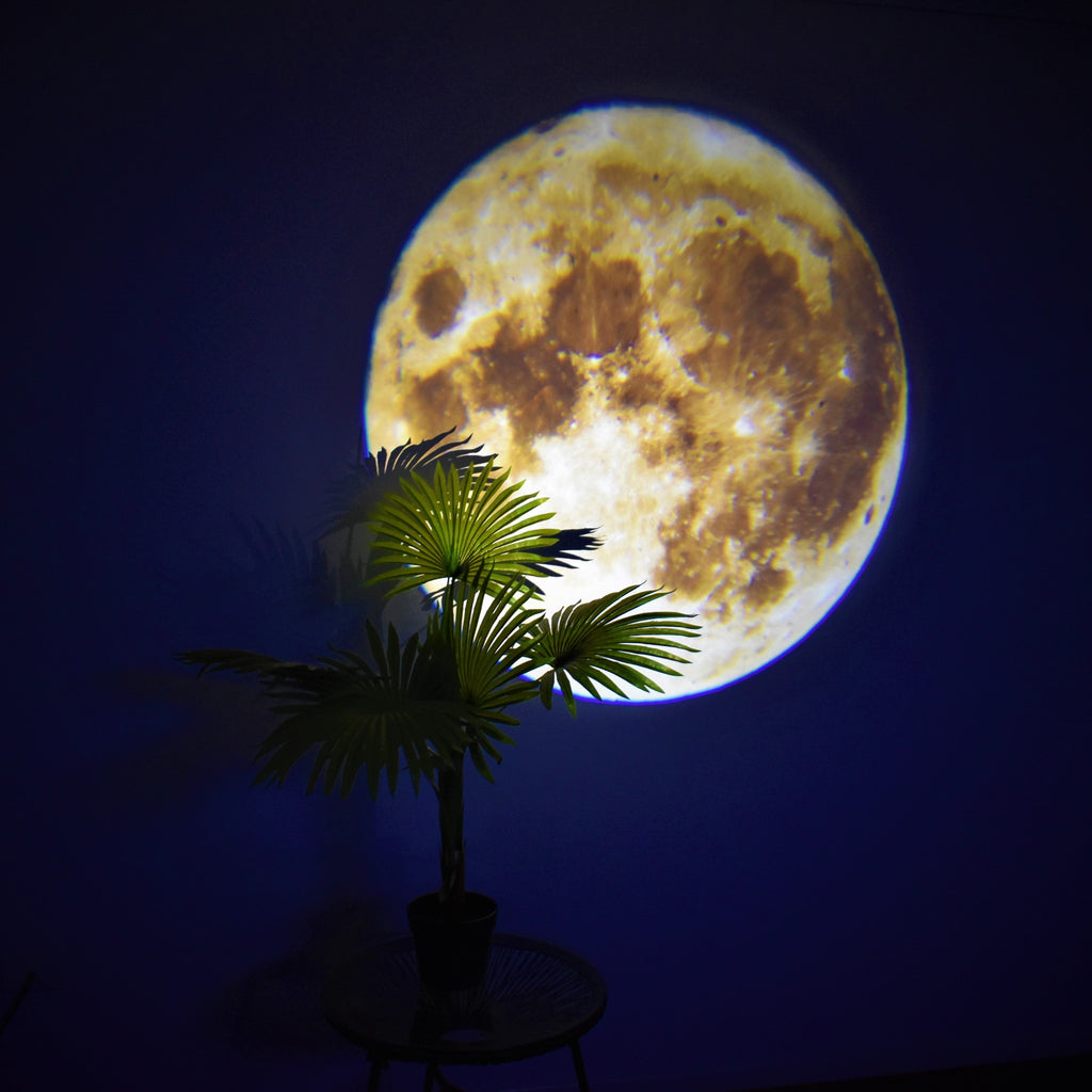 Moon Projection Lamp - Soothing Night Light For Kids & Adults 6