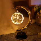 Moon Table Lamp - Soft LED Glow for Bedroom or Living Room Decor 1