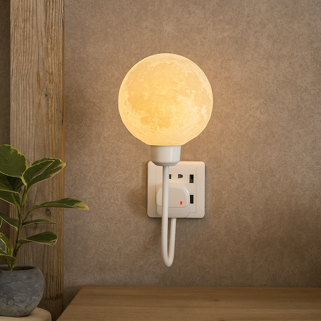 Moon Wall Sconce - Unique Design with Warm Ambient Lighting 0