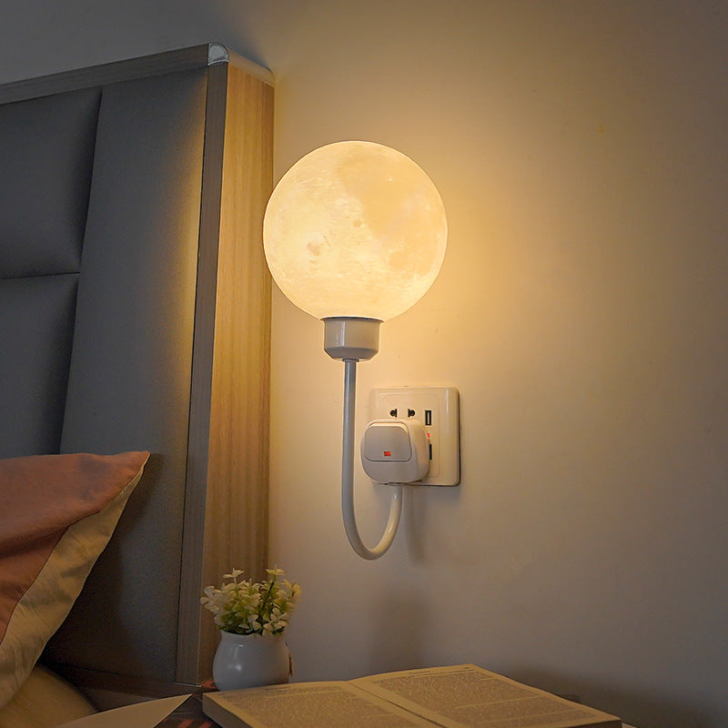 Moon Wall Sconce - Unique Design with Warm Ambient Lighting 1