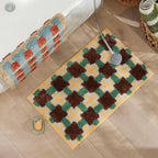 Moroccan Design Non-Slip Bath Mat with Quick-Dry Surface – Soft Fabric Bathroom Mat 6