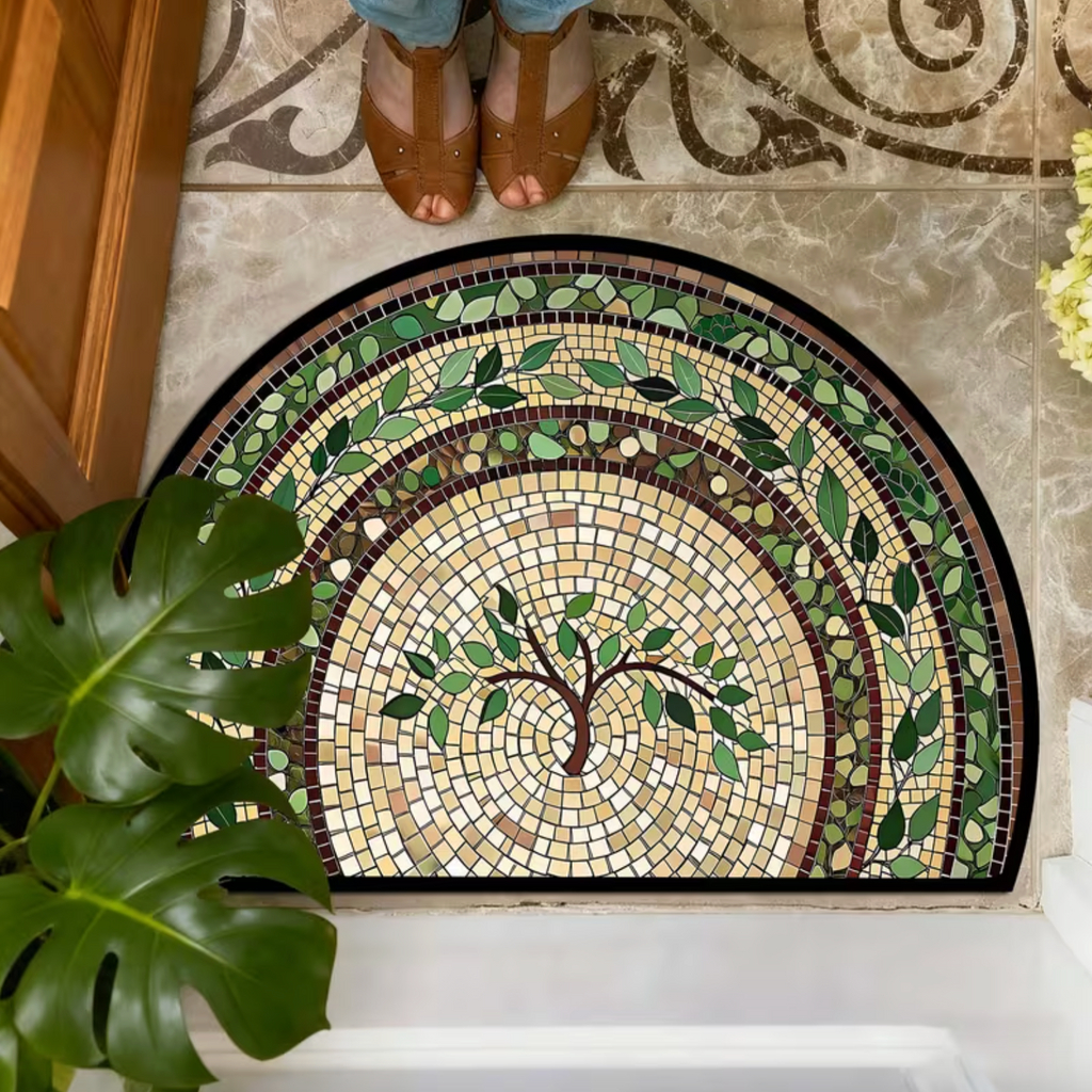 Mosaic Vine Doormat - Durable Front Door Mat for Indoor & Outdoor Use 5
