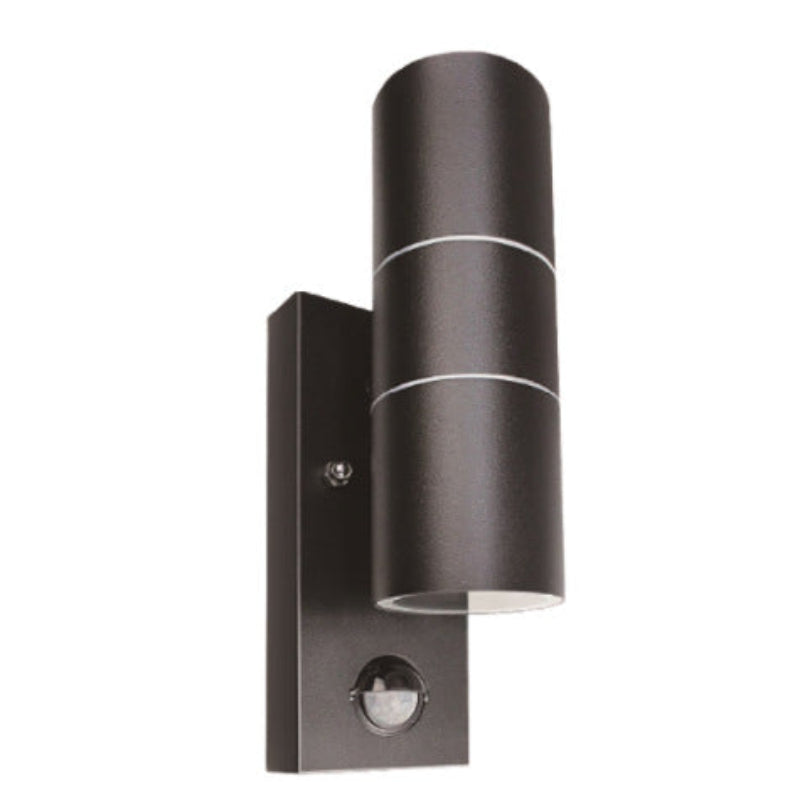 MotionSense PIR Outdoor Wall Lamp with Stainless Steel Design, Water-Resistant Cylinder, Motion Sensor for Gardens and Porches 4