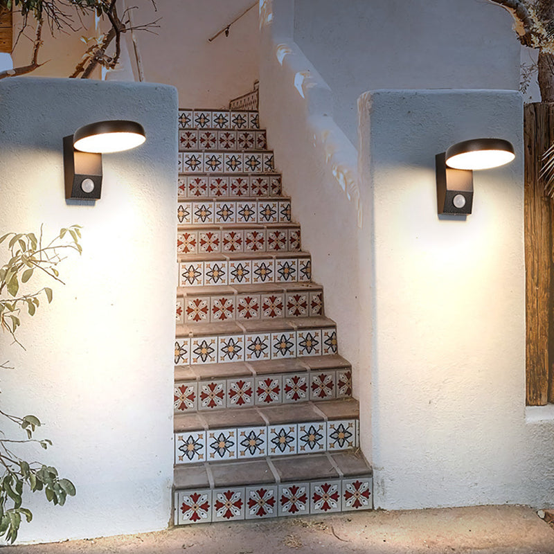 Motion Sensor LED Wall Lamp - Adjustable Brightness for Outdoor Safety 9