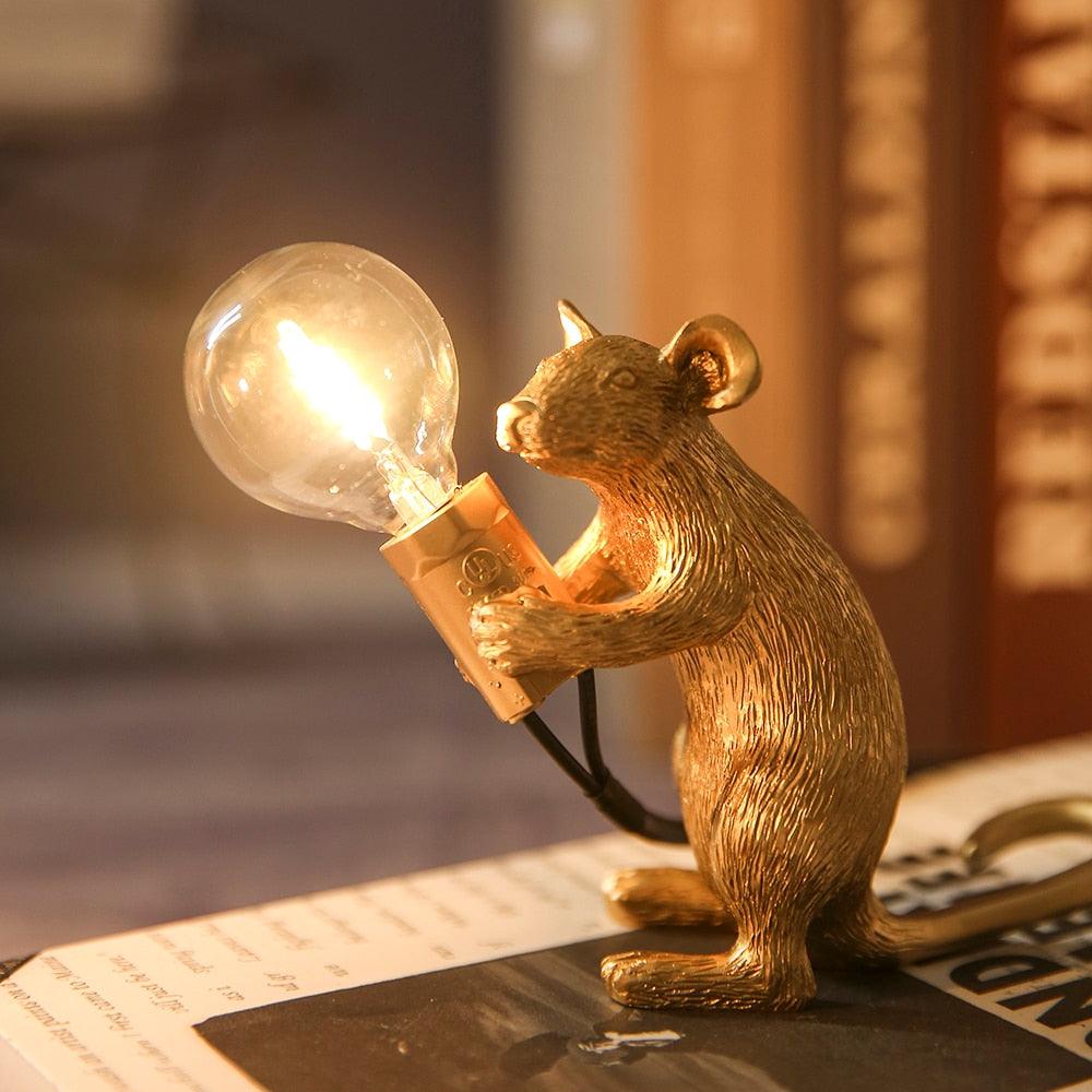 Mouse-Shaped Table Lamp - Modern LED Design for Desks & Bedside Tables 12