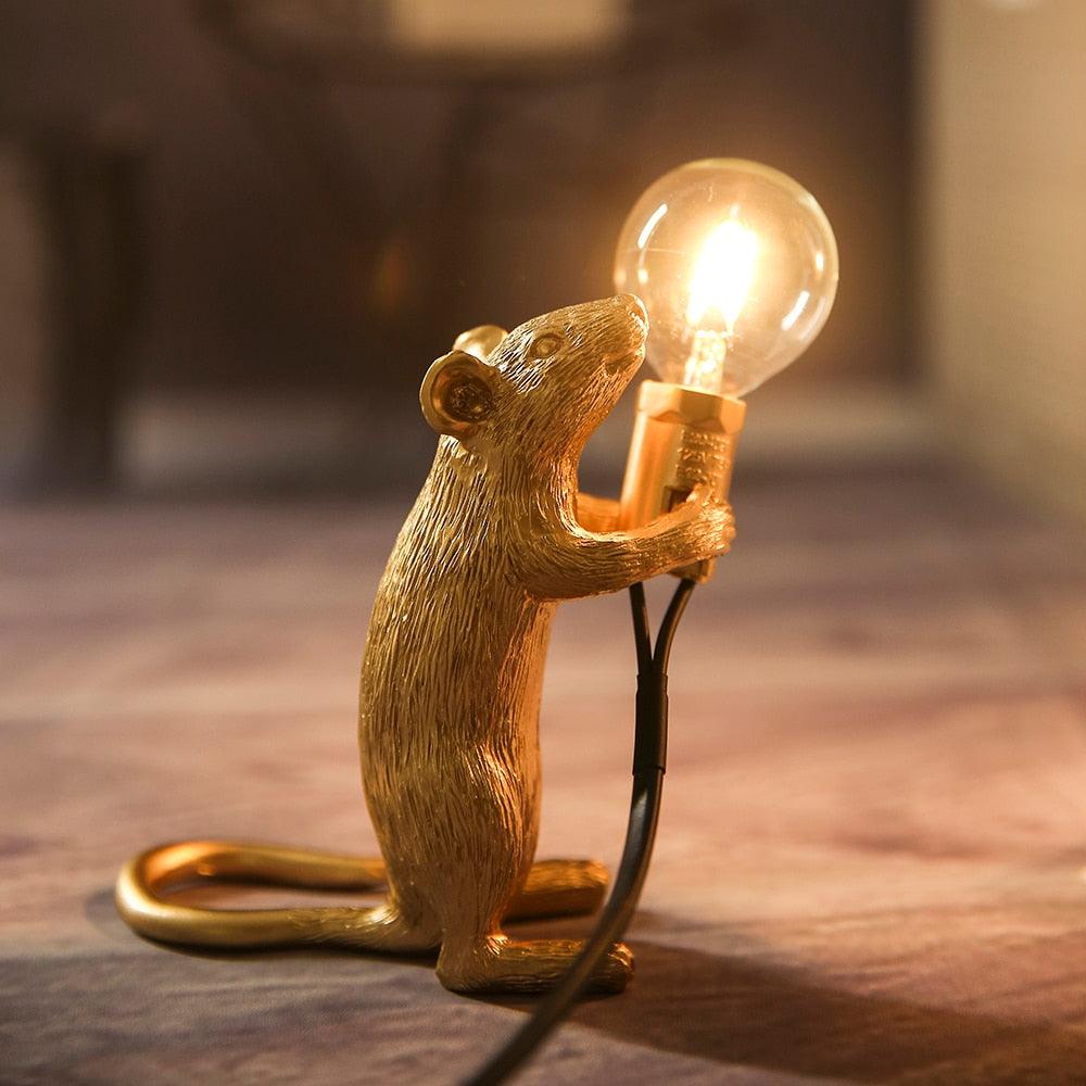 Mouse-Shaped Table Lamp - Modern LED Design for Desks & Bedside Tables 13