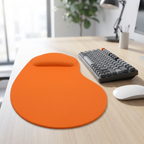 Mouse Pad With Wrist Rest - Ergonomic 20mm Height For Comfort 0