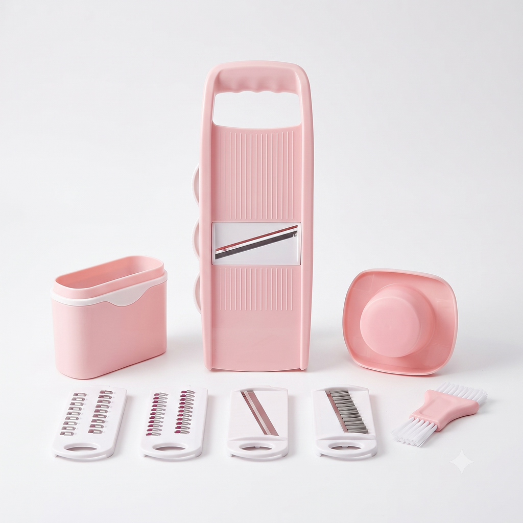 Multi Mandoline Slicer Set - 6 Functions for Quick Vegetable Prep 0