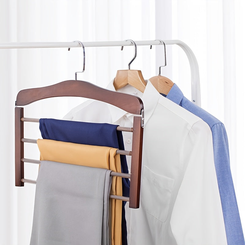 Multi Pants Hanger - Space-Saving Hanger for Efficient Closet Storage 7