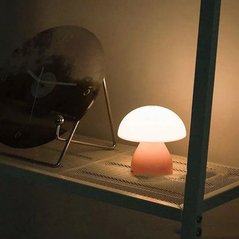 Mushroom LED Table Lamp - USB Rechargeable Cordless Bedside Light 1