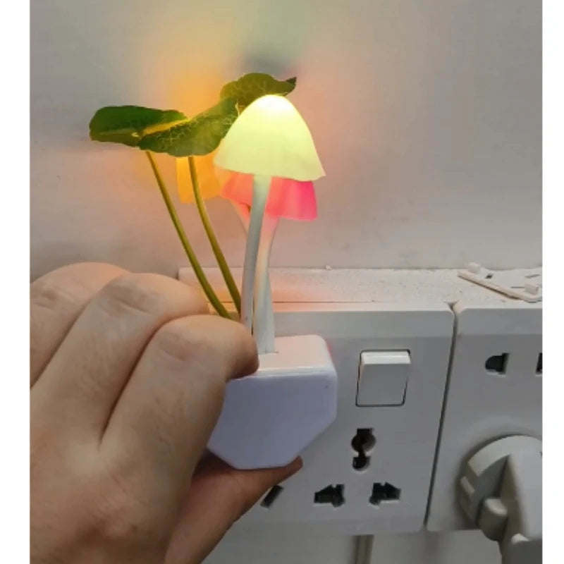 Mushroom Night Light - LED Motion Sensor with 3 Soft Color Options 6