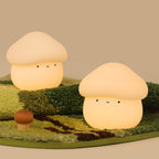 Mushroom Night Light - Soft Silicone LED Lamp with Tap Control for Kids 3