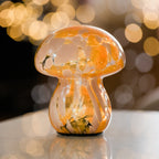 Mushroom Table Lamp - Battery Operated Cordless LED for Bedroom Ambiance 0