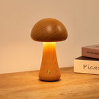 Mushroom Table Lamp - Cordless, Warm White LED, 3 Brightness Levels 3