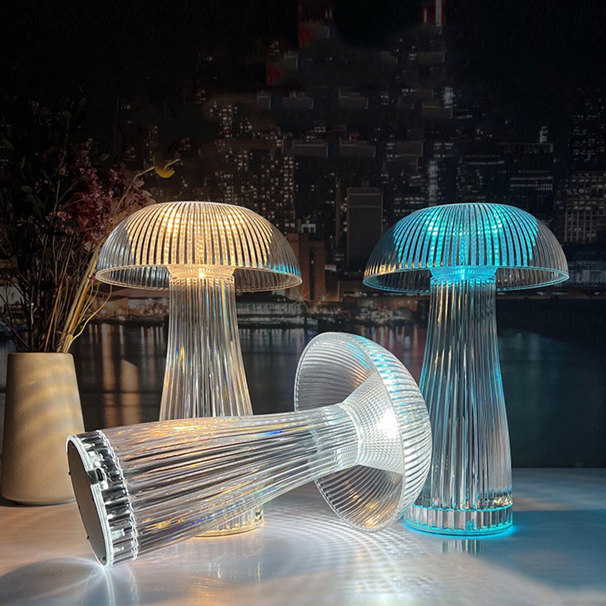 Mushroom Table Lamp - Modern Design with Unique Aesthetic Appeal 0