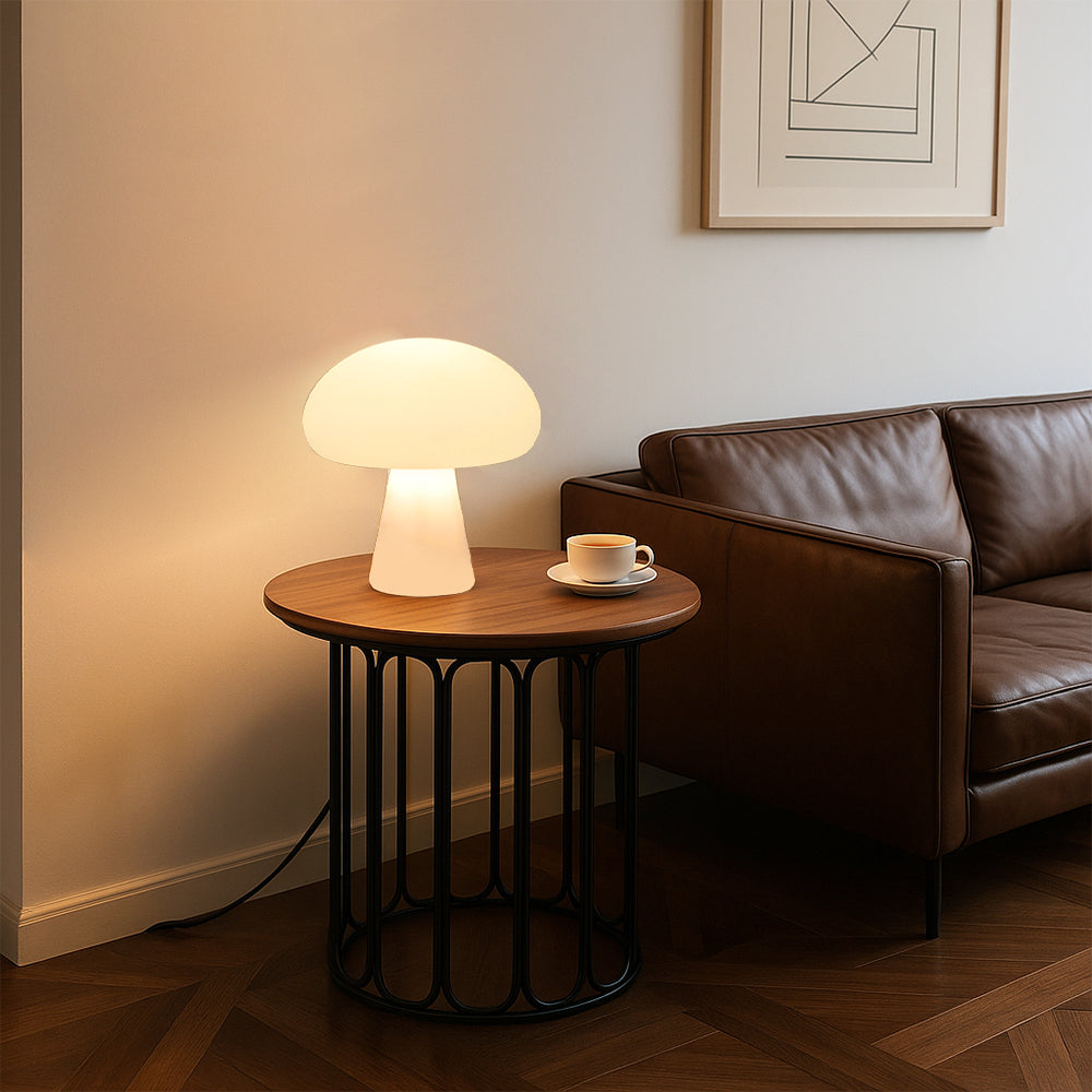 Mushroom Table Lamp - Warm White LED for Bedroom & Desk Use 5