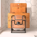 Neat Nest Pot Lid & Board Rack - Efficient Kitchen Organizer for Easy Access 1