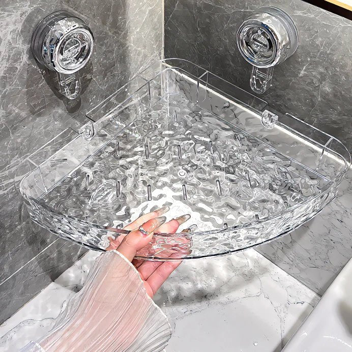No-Drill Bathroom Wall Cabinet - Strong Suction for Easy Storage 3