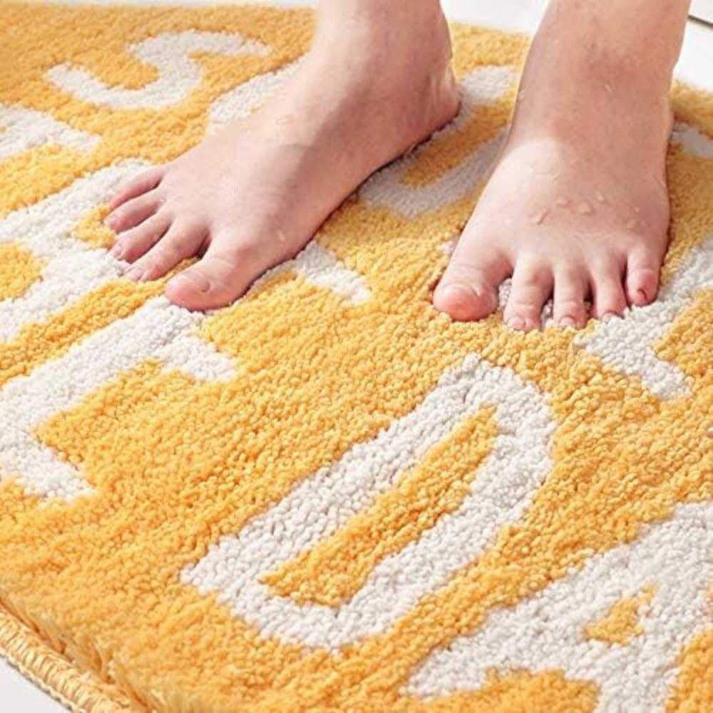 Non-Slip Bath Mat - Ultra-Absorbent Lemon Design for Safety & Comfort 1