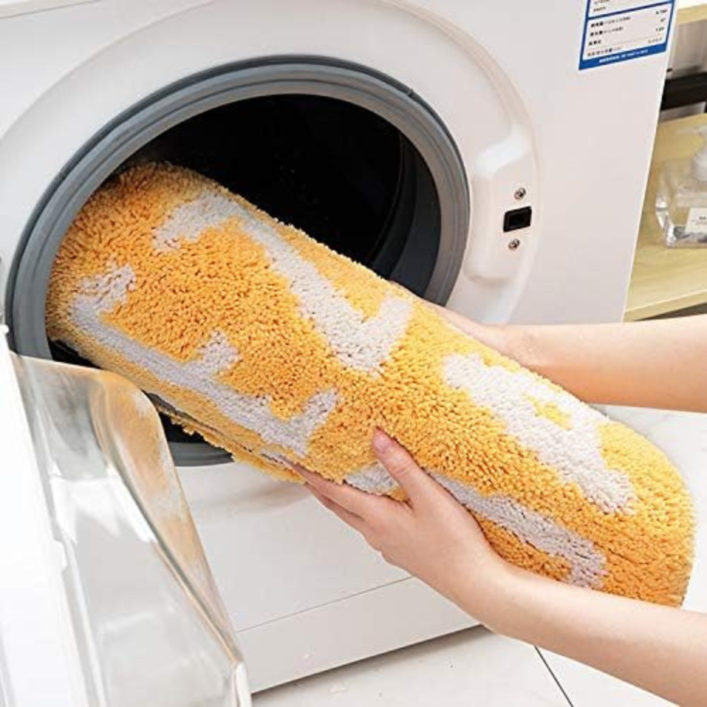 Non-Slip Bath Mat - Ultra-Absorbent Lemon Design for Safety & Comfort 5