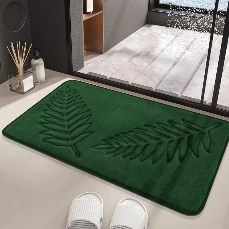 Non-Slip Bath Mat Set - Plush Memory Foam for Comfort & Safety 1