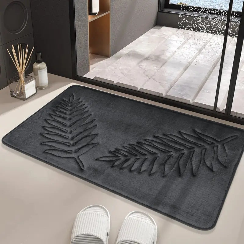 Non-Slip Bath Mat Set - Plush Memory Foam for Comfort & Safety 4