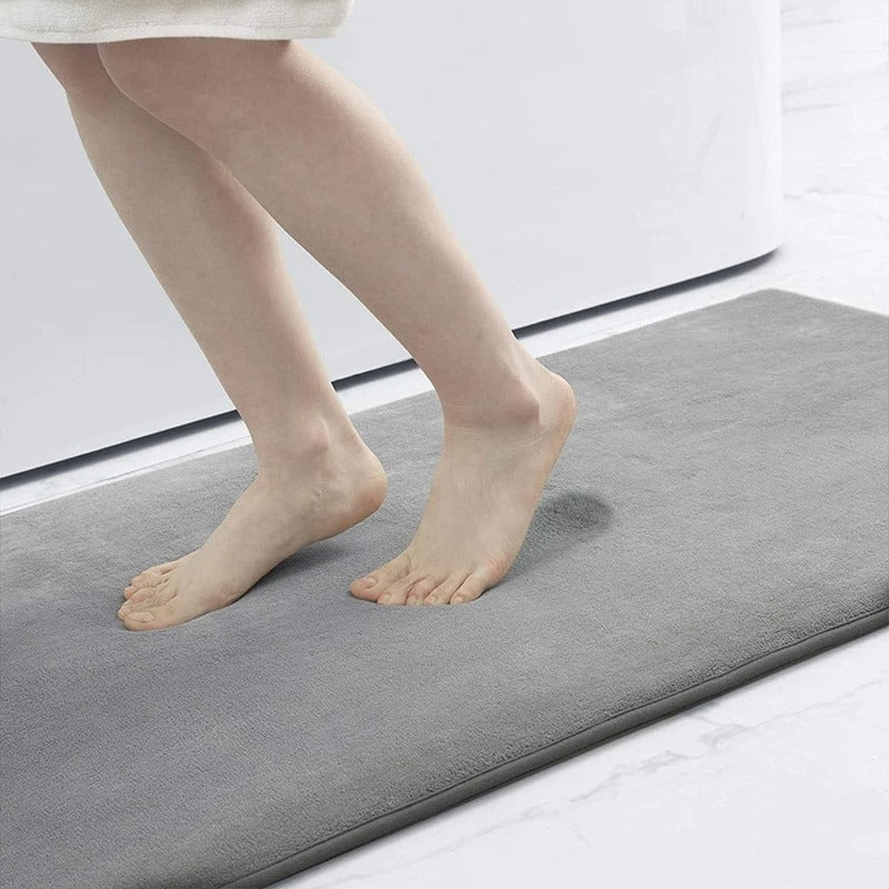 Non-Slip Bath Mat with Memory Foam – Ultra-Soft Microfiber, Machine Washable, Multiple Sizes and Colors Available 10