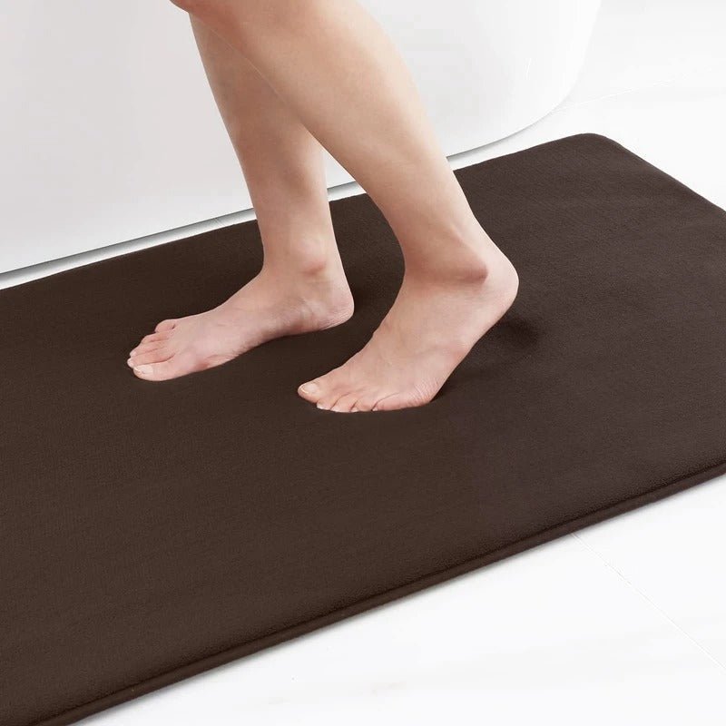 Non-Slip Bath Mat with Memory Foam – Ultra-Soft Microfiber, Machine Washable, Multiple Sizes and Colors Available 11