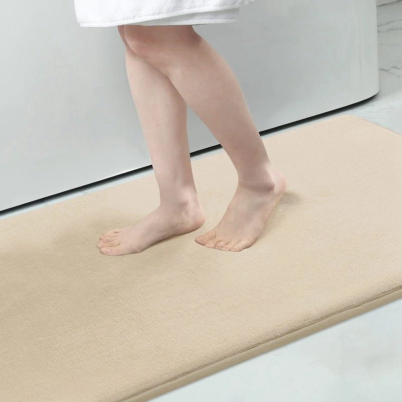 Non-Slip Bath Mat with Memory Foam – Ultra-Soft Microfiber, Machine Washable, Multiple Sizes and Colors Available 12