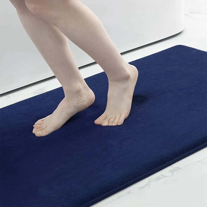 Non-Slip Bath Mat with Memory Foam – Ultra-Soft Microfiber, Machine Washable, Multiple Sizes and Colors Available 13