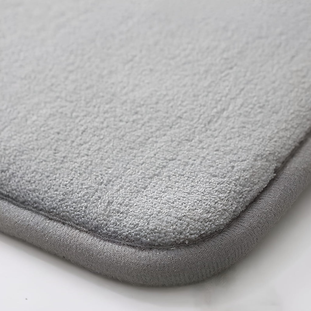 Non-Slip Bath Mat with Memory Foam – Ultra-Soft Microfiber, Machine Washable, Multiple Sizes and Colors Available 6