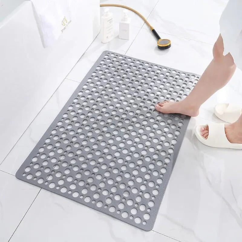 Non-Slip Bath Mat with Textured Surface and Drainage Design for Safe Showers – Durable Rubber Bathroom Mat 7