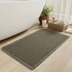 Non-Slip Bath Rug - Moisture-Wicking, Stylish Tassels for Safety 1