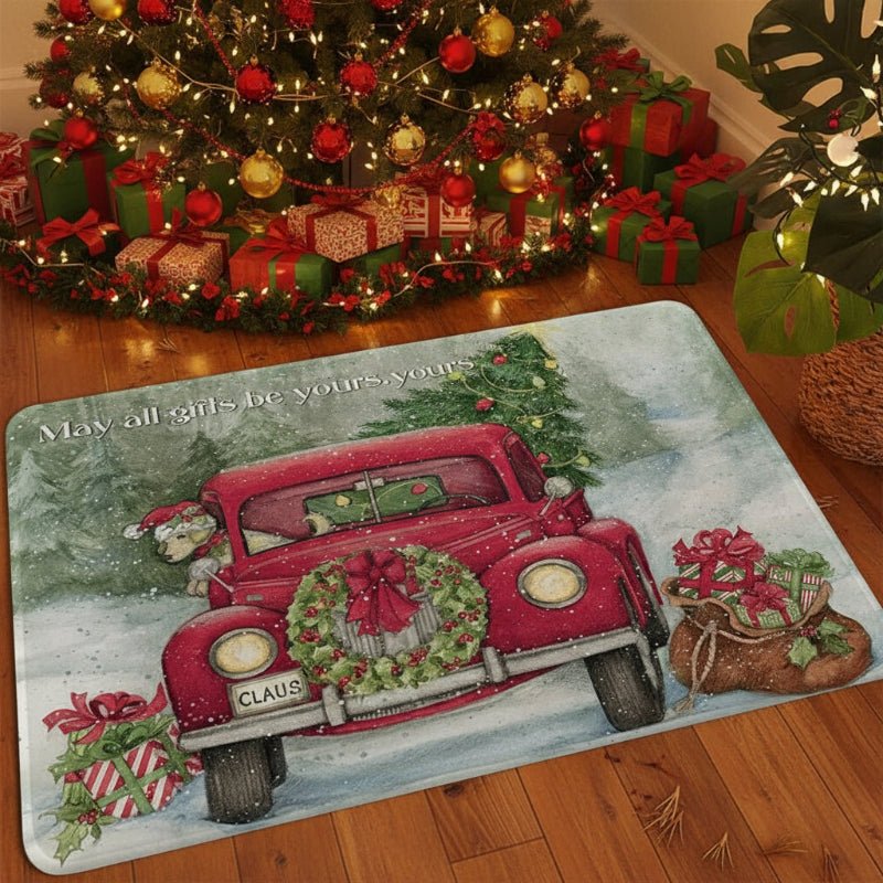Non-Slip Christmas Doormat with Dirt-Trapping Texture for Indoor and Outdoor Use – Festive Welcome Mat for Front Door 4